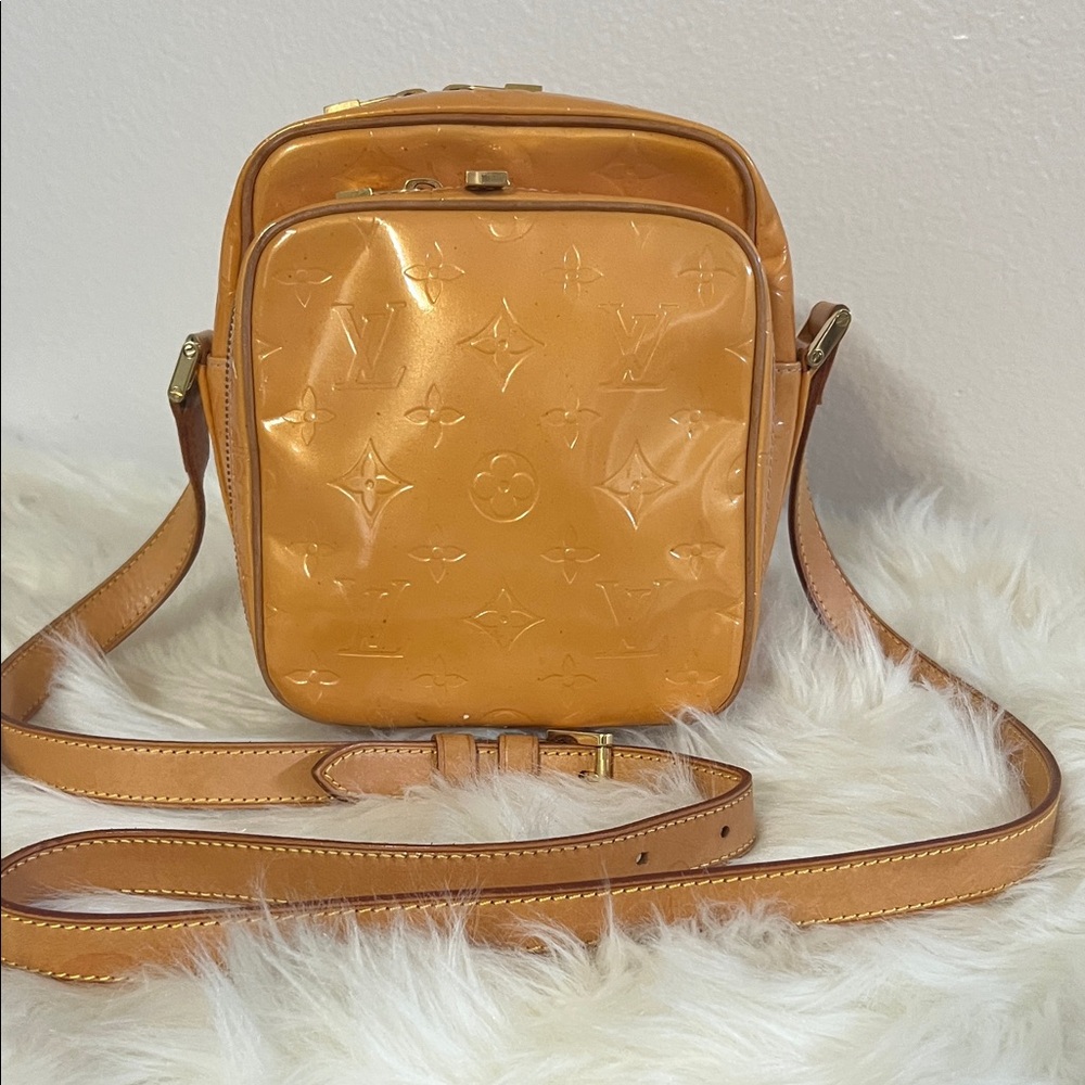 Louis Vuitton Orange Monogram Crossbody Bag